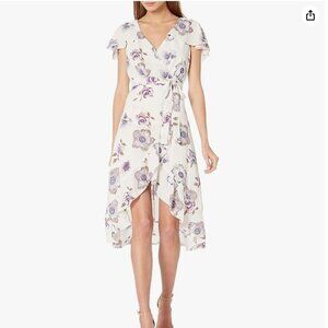 J.O.A.just one answer floral Wrap dress M
